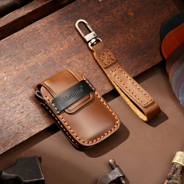 Hallmo Car Cowhide Leather Key Protective Cover Key Case for Volkswagen Lavida B Style, For Volkswagen Lavida B Style, For Volkswagen Lavida BStyle