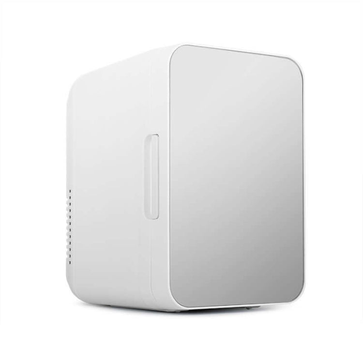 8L 37-48W Tempered Glass Panel Car / Home Mini Refrigerator US Plug, 8L US Plug(Gold), 8L US Plug(Silver)