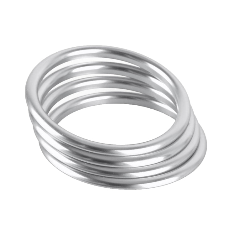 4 PCS / Set Air Conditioning Vent Metal Decorative Ring for Audi A1, For Audi A1