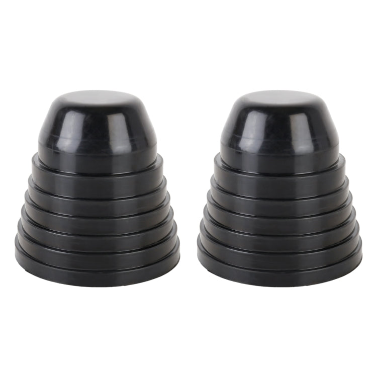 1 Pair Universal Headlight Soft Rubber Dust Cover, Suitable for 70-100cm Inner Diameter, 70-100cm