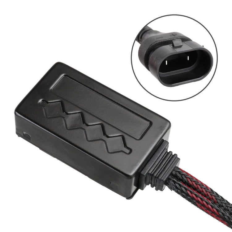 1 Pair 9012 DC12V 65W 6000K 6500LM LED Car Headlights, 9012