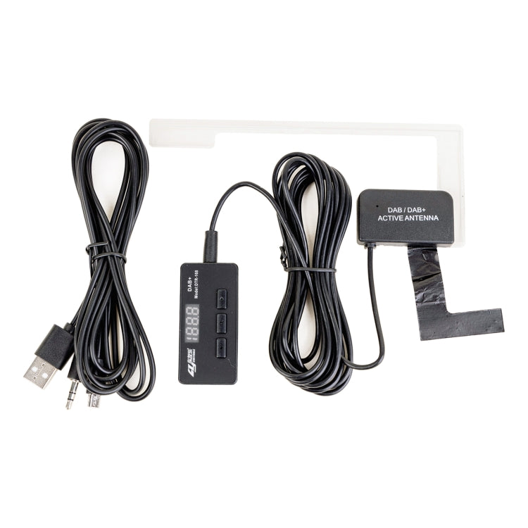 Car DAB+ Digital Broadcasting Receiver Box with FM Forwarding, DAB+ Receiver