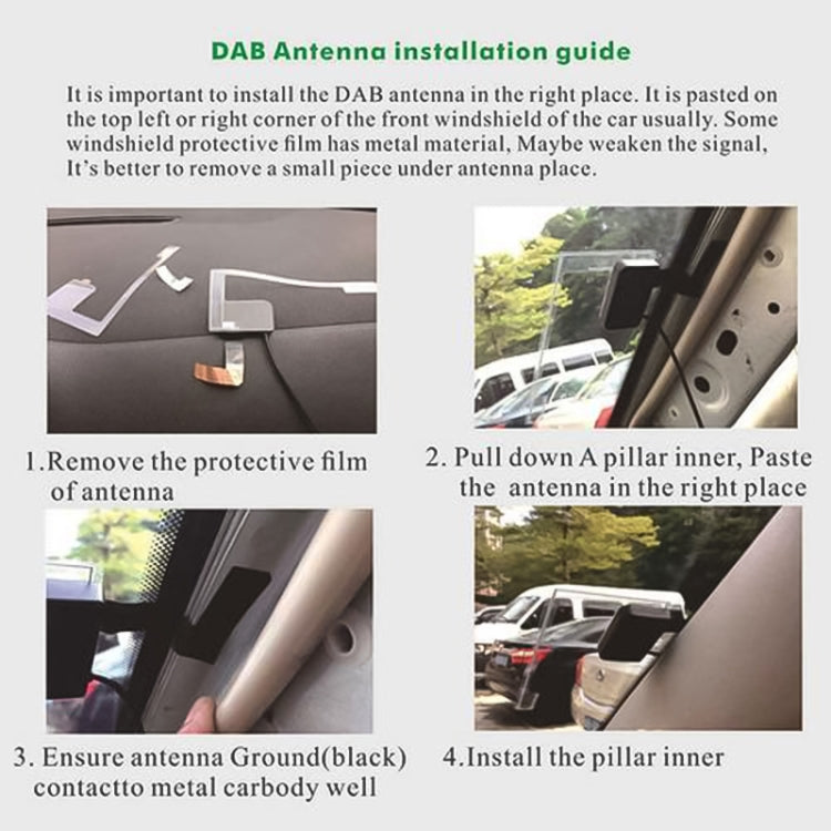 Car DAB+ Digital Broadcasting Receiver Box with FM Forwarding, DAB+ Receiver