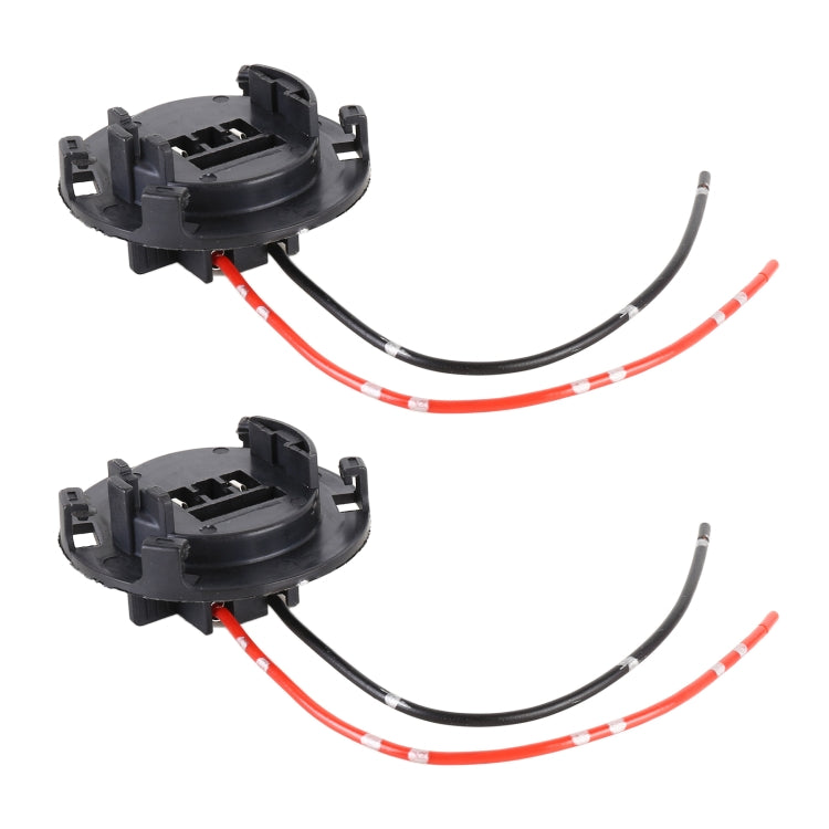 1 Pair TK-306 H7 Halogen Lamp Socket Car Bulb Holder Base with Cable for Hyundai Tucson 2017 / Kia Carnival, TK-306 H7