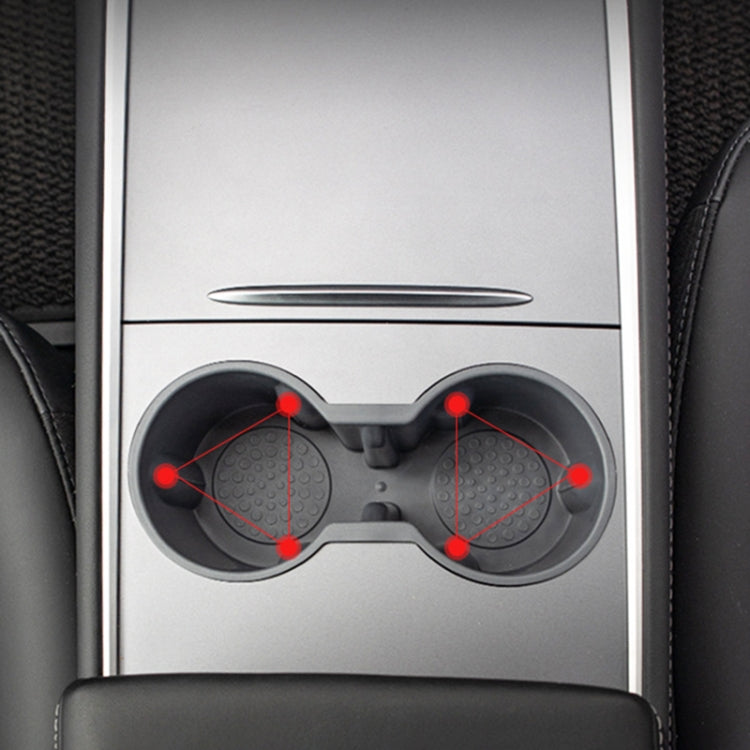 SHUNWEI SD-1054 Car Water Cup Holder for Tesla Model 3 / Y 2021-2022, SD-1054 (Grey), SD-1054 (Black)