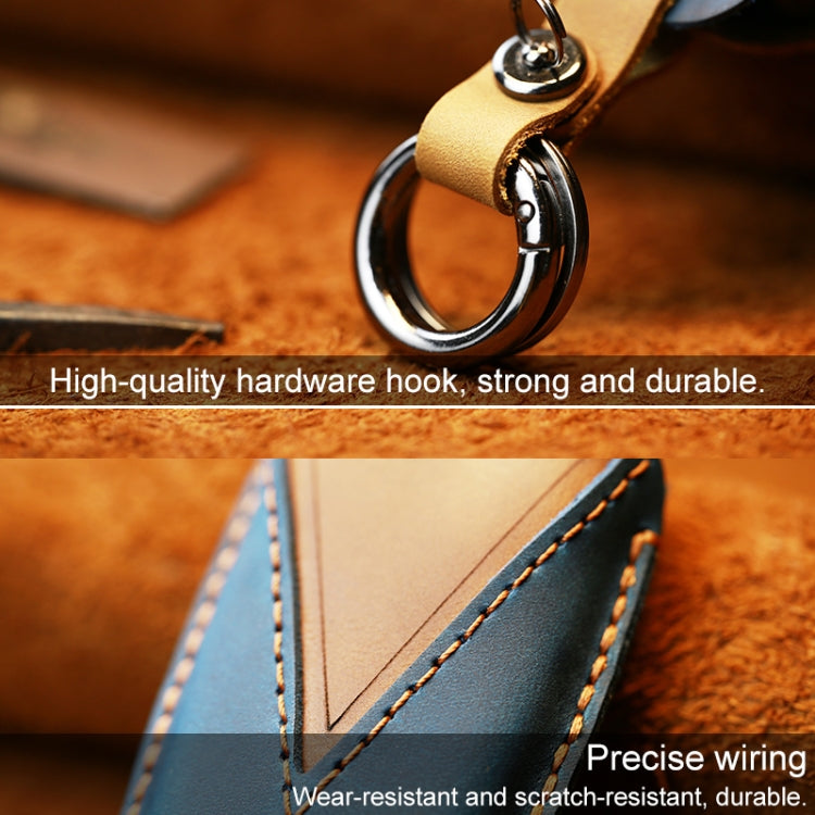 For Toyota Car Cowhide Leather Key Protective Cover Key Case, Two Keys Version, For Toyota,Two Keys Version, For Toyota, Two Keys Version