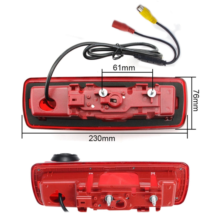 PZ463 Car Waterproof 170 Degree View Camera + 7 inch Rearview Monitor for Renault / Opel, PZ463 + 7 inch Rearview Monitor
