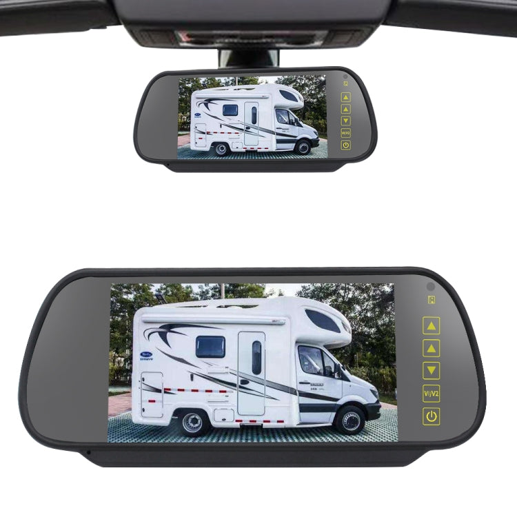 PZ460 Car Waterproof HD High Position Brake Light View Camera + 7 inch Rearview Monitor for Fiat / Citroen / Peugeot, PZ460  + 7 inch Rearview Monitor