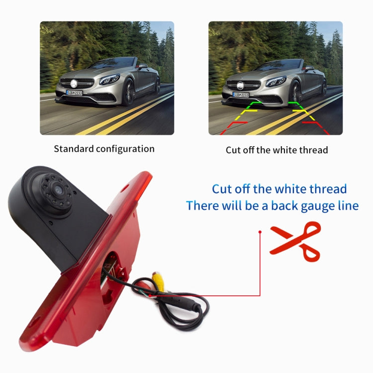 PZ465 Car Waterproof Brake Light View Camera for Citroen / Peugeot / Toyota, PZ465