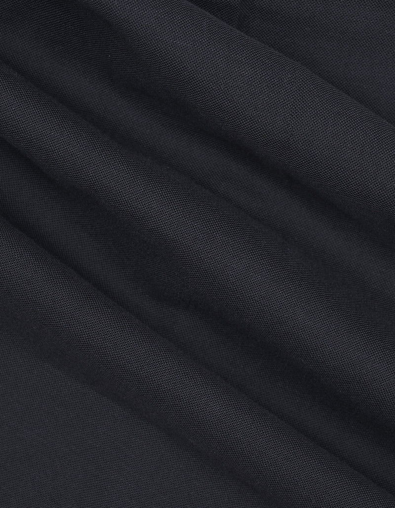 Black Long Sleeve Button Down Casual Shirt