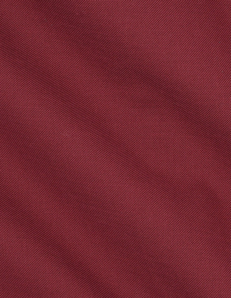 Maroon Long Sleeve Button Down Collar Shirt