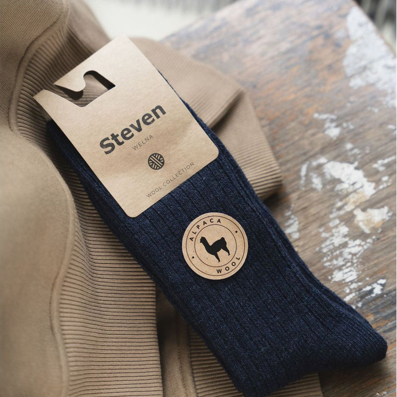 1 Pack Mens Alpaca Wool Warm Boot Socks for Winter