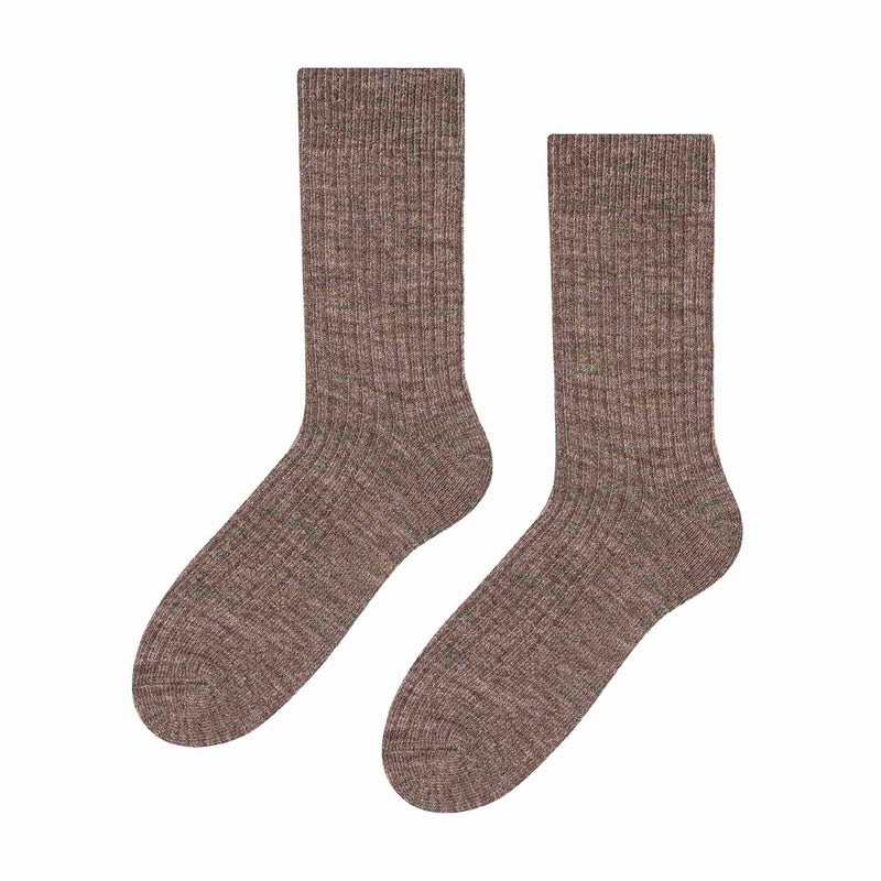 1 Pack Mens Alpaca Wool Warm Boot Socks for Winter