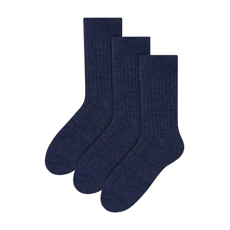 3 Pairs Mens Alpaca Wool Winter Thick Warm Boot Socks
