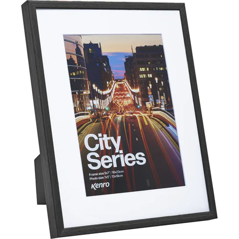 Kenro City Series Photo Frame 10x8" - Black