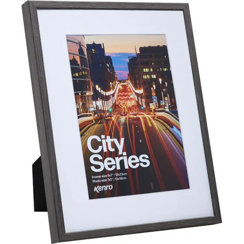 Kenro City Series Photo Frame 7x5" - Grey