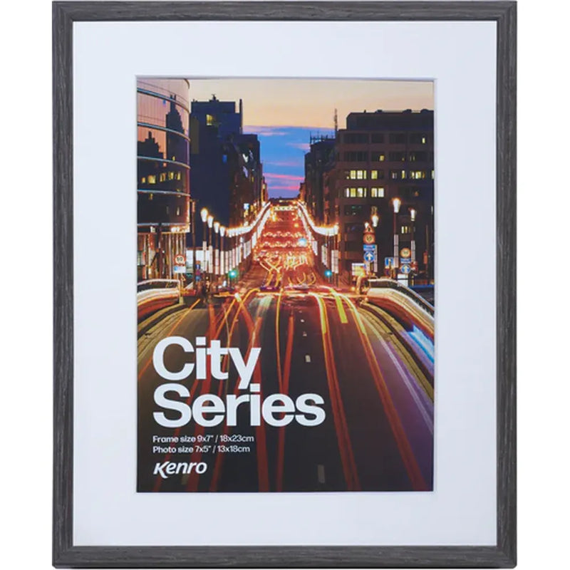Kenro City Series Photo Frame 7x5" - Grey
