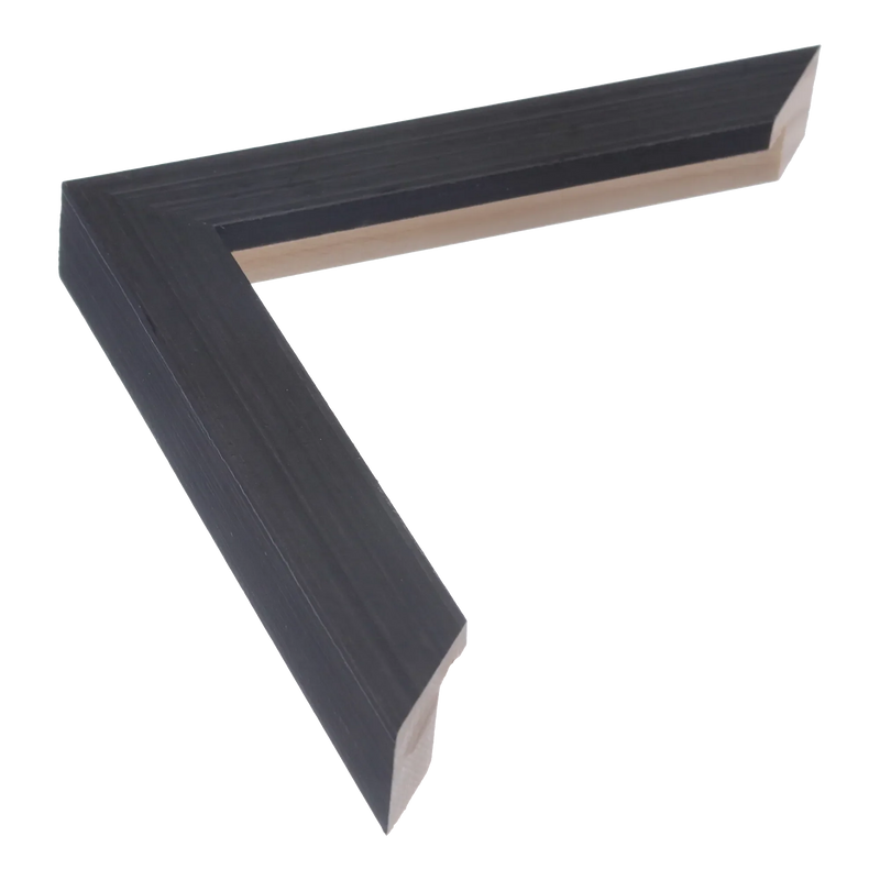 Cube Brushed Black Picture Frame, 65x65cm