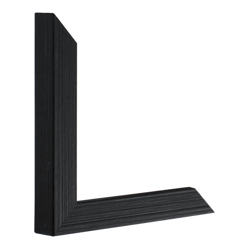 Cube Brushed Black Picture Frame, 65x65cm