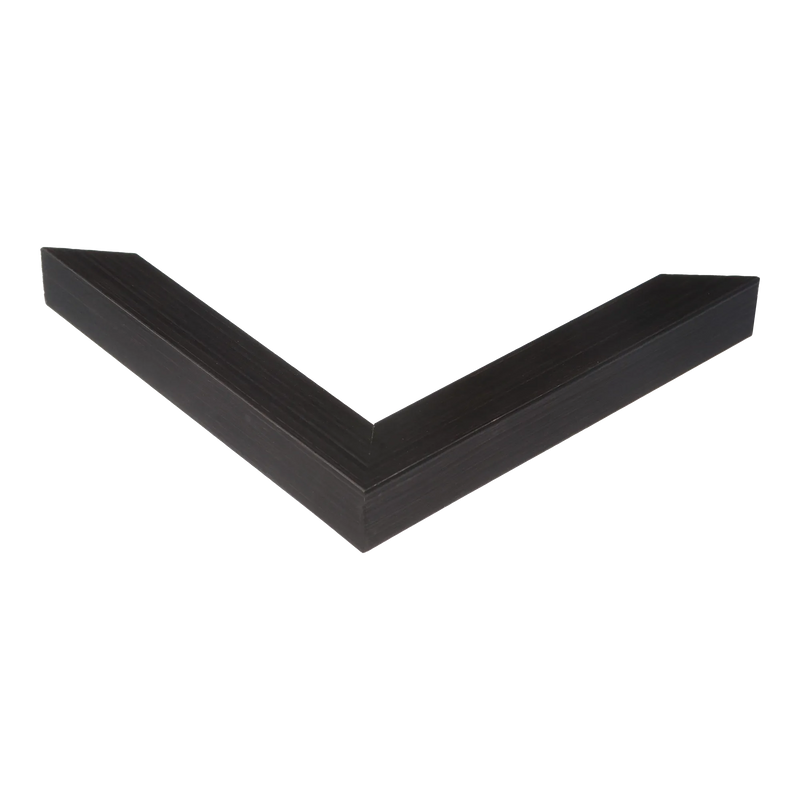 Cube Brushed Black Picture Frame, 65x65cm