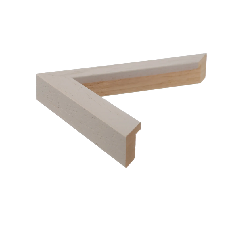 Cube Cream Grain Picture Frame, 8x8"