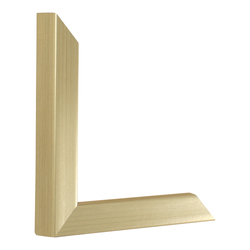 Cube Soft Gold Picture Frame, 22.5x30.0cm