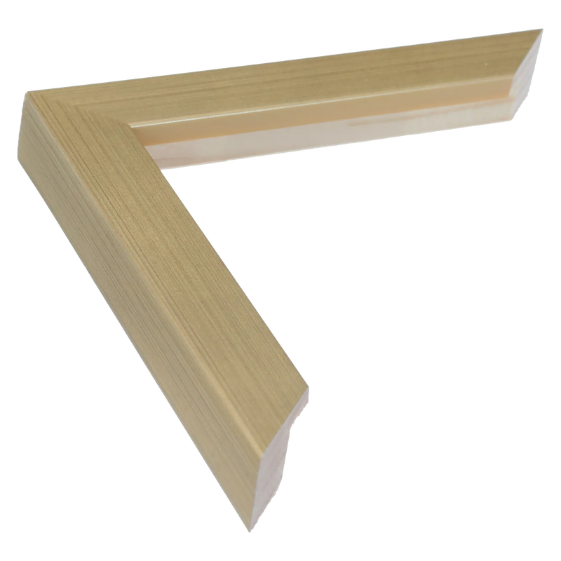 Cube Soft Gold Picture Frame, 8.8x26.3"
