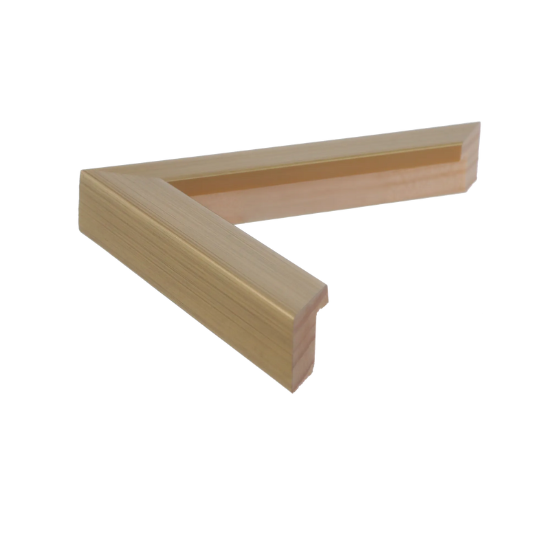 Cube Soft Gold Picture Frame, 50x100cm