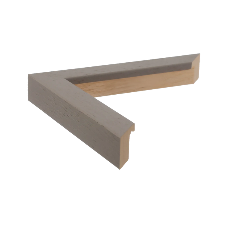 Cube Taupe Grain Picture Frame, 4x4"