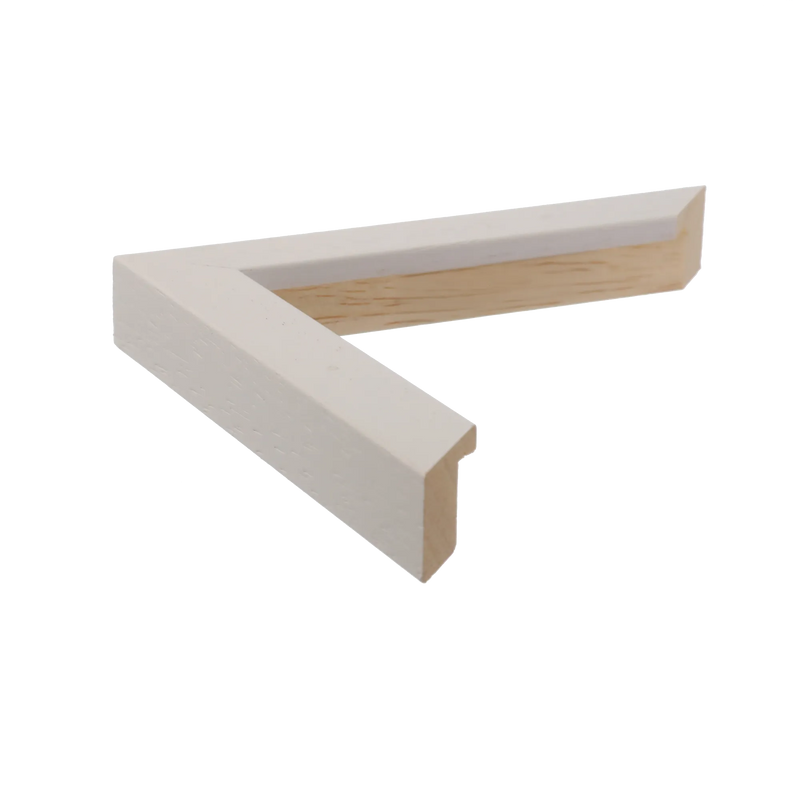 Cube White Grain Picture Frame, A4