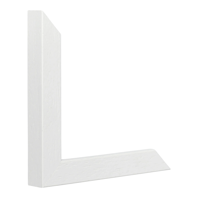 Cube White Grain Picture Frame, 5x11"