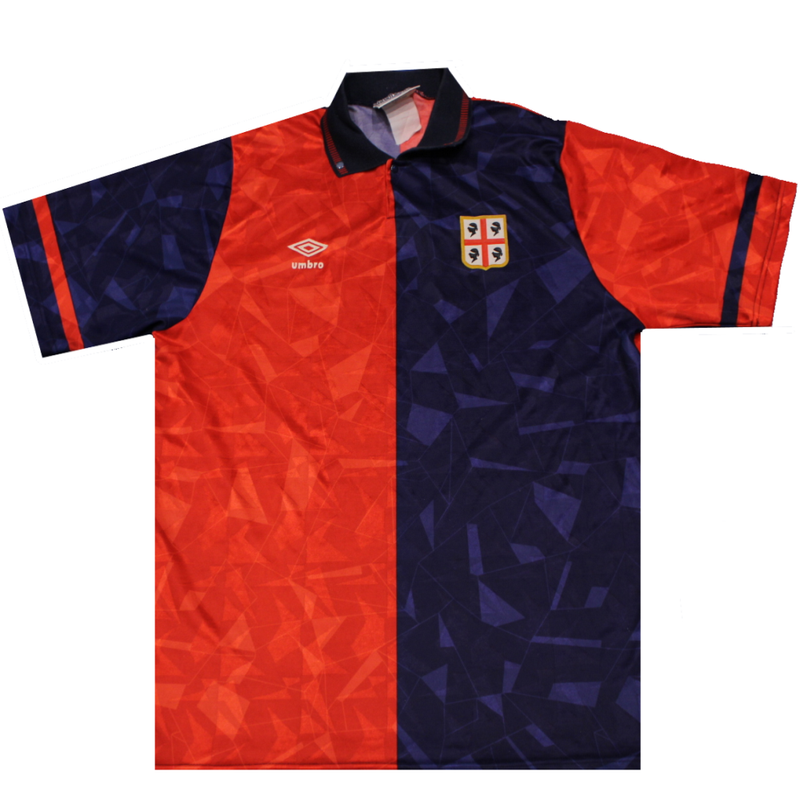 Cagliari 1992-1993 Home Shirt (Excellent) L