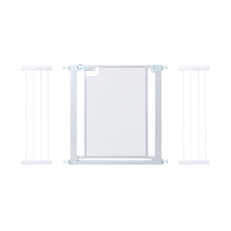 Callowesse Metal Mesh Baby Stair Gate - Glacial White