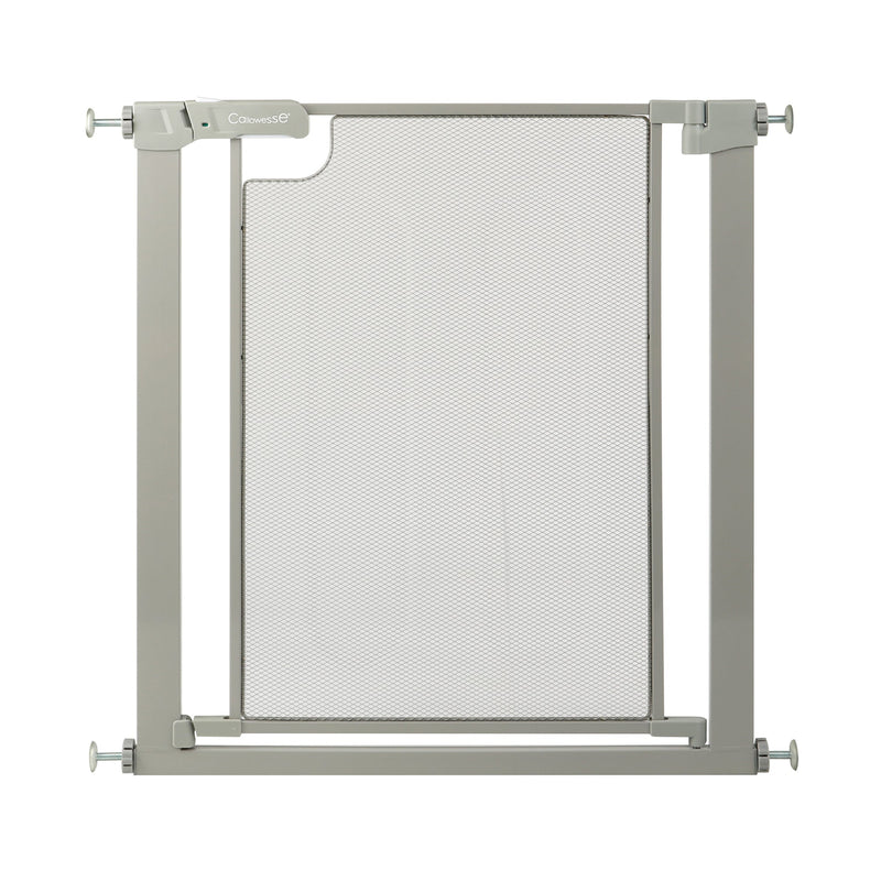 Callowesse Metal Mesh Baby Stair Gate - Ash Grey