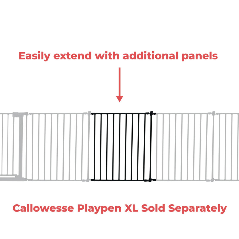 Callowesse XL Hexagonal Playpen 67.5cm Additional Panel - Black