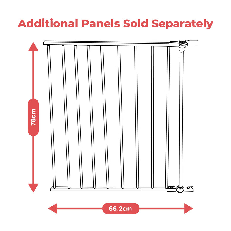 Callowesse XL Extendable Hexagonal Playpen, Fireguard and Room Divider - White