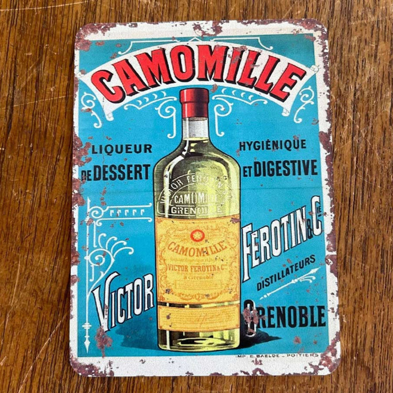 Camomille liqueur Drink Advertising Sign