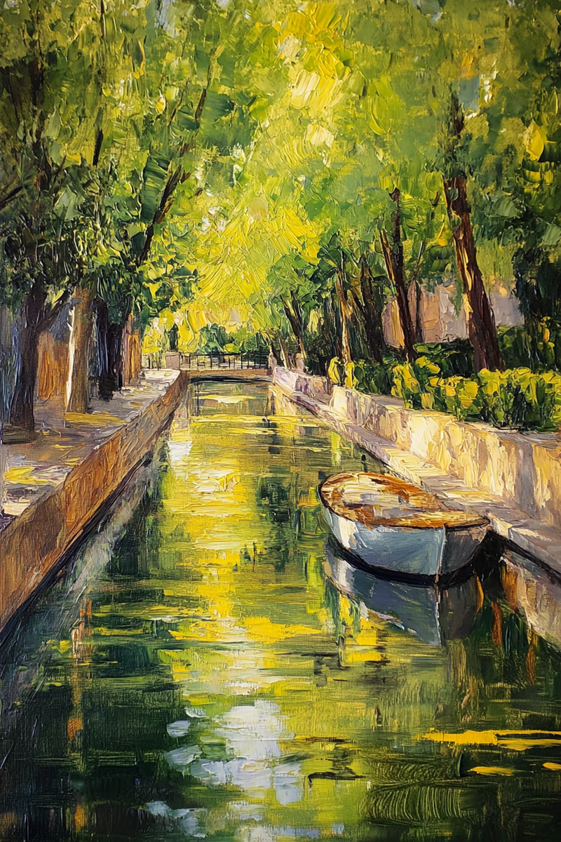 Canal du Midi Canvas