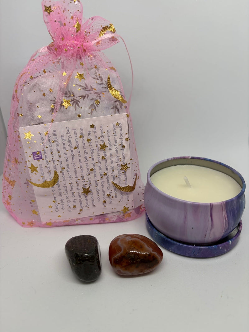 Capricorn Crystal Gift Box