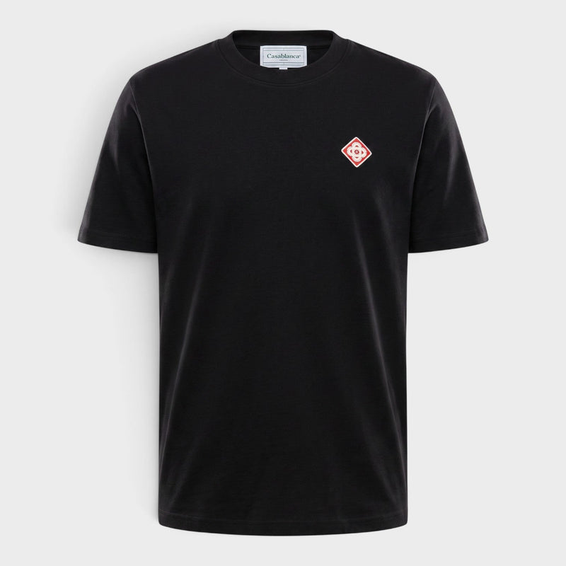 Classic Logo Diamond Patch T-Shirt Black