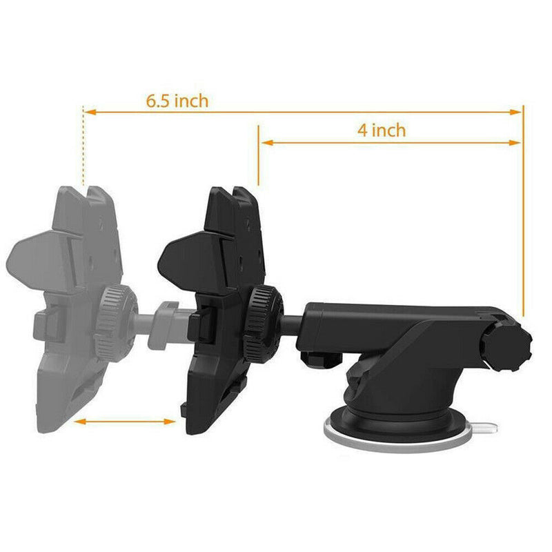 Car Phone Holder Universal Suction Mount Dashboard Windscreen Air Vent Mobile Black