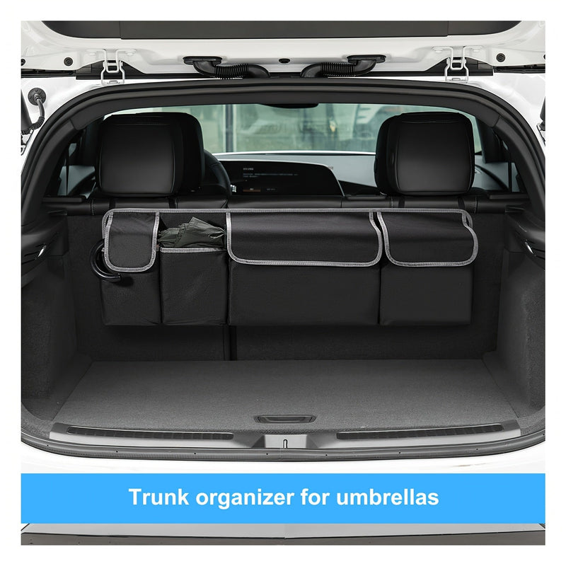 Universal Car Seat Back Organizer - Large Capacity Storage with Multiple Pockets & Durable Fabric