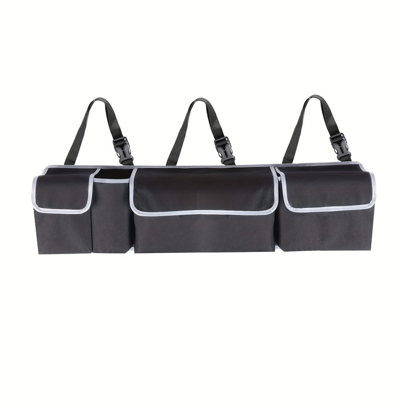 Universal Car Seat Back Organizer - Large Capacity Storage with Multiple Pockets & Durable Fabric