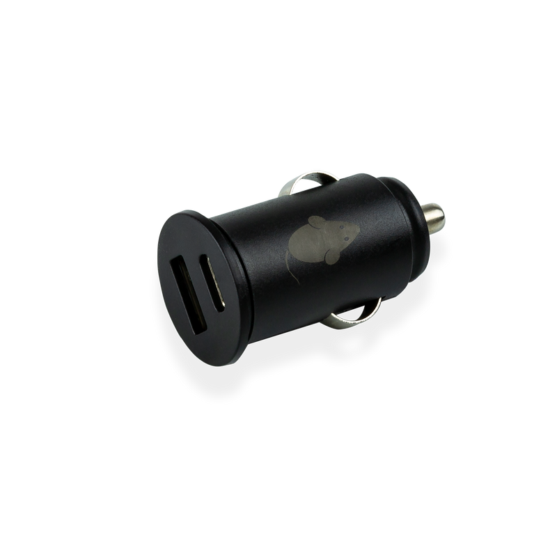 Car Charger USB & USB-C Black