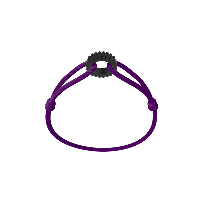 Carbon Regent Cord Bracelet