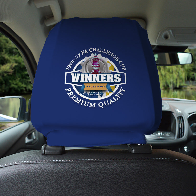 Cardiff FA Cup - Football Legends - Headrest Cover