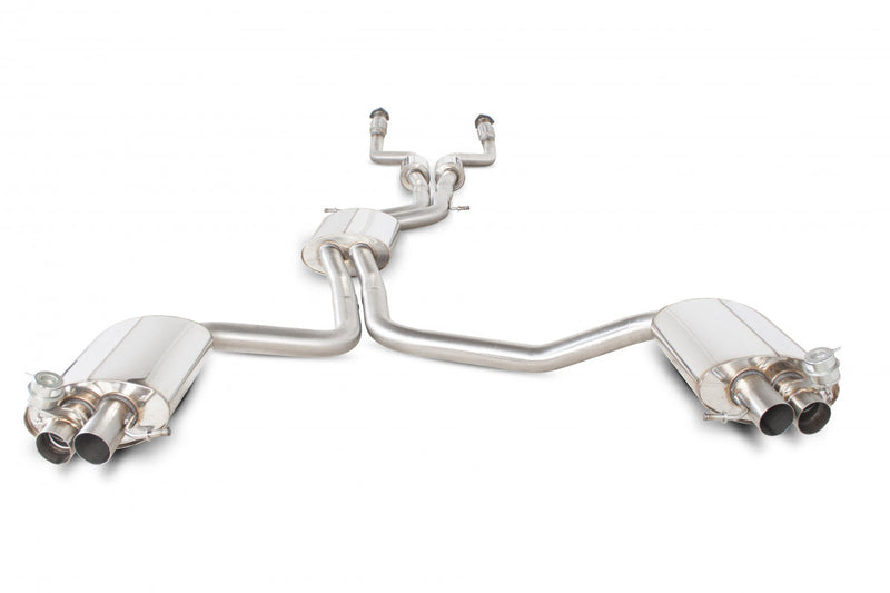Scorpion Exhausts - RESONATED Exhaust System Inc Valve - Audi RS4 B8 / RS5 8T