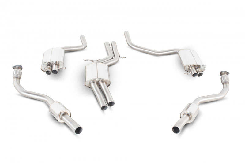 Scorpion Exhausts - RESONATED Exhaust System Inc Valve - Audi RS4 B8 / RS5 8T