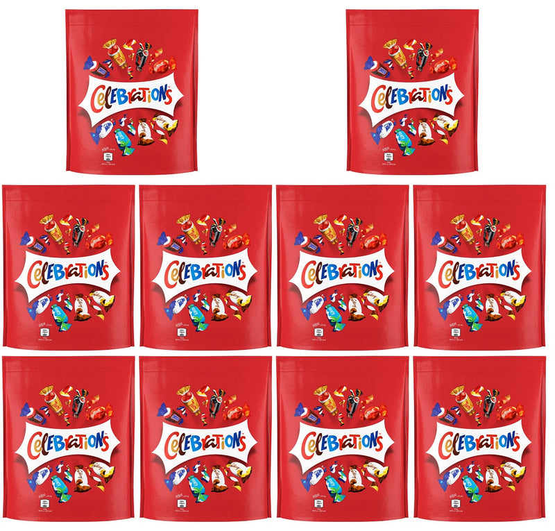 10 x Celebrations Pouch - 325GM