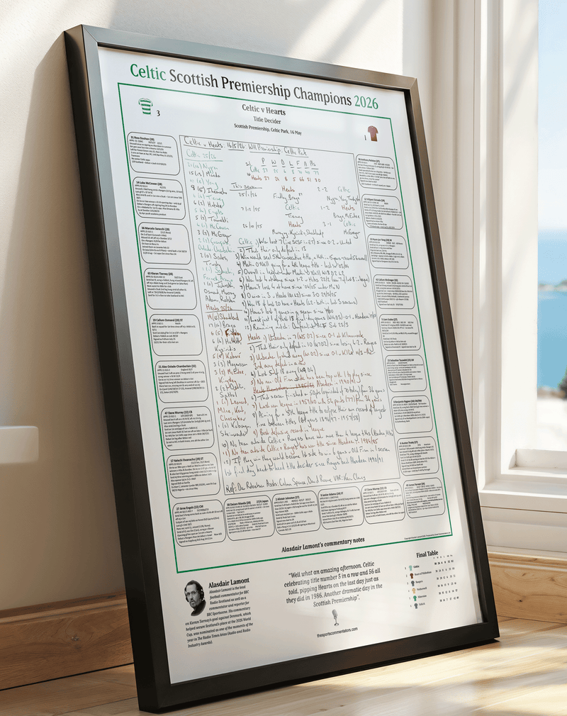 Celtic v Hearts, Scottish Premiership May 2026 - Lamont